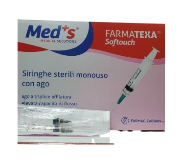 СПРИНЦОВКА 5мл + ИГЛА 22G (1-1/4) х 100бр Med's